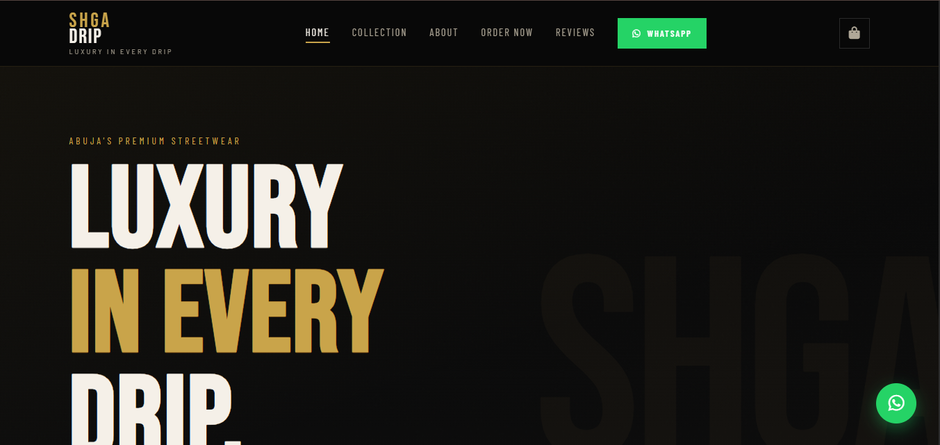 Premium Fashion Brand Website