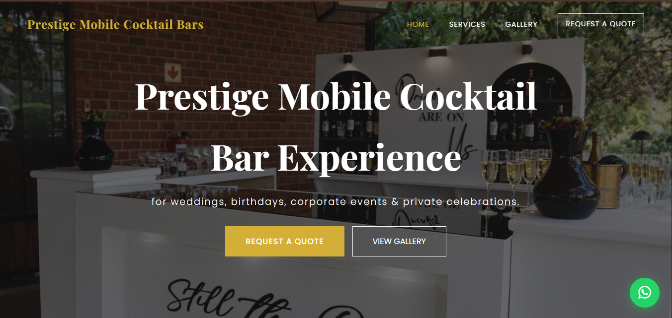 Luxury Event Service Website